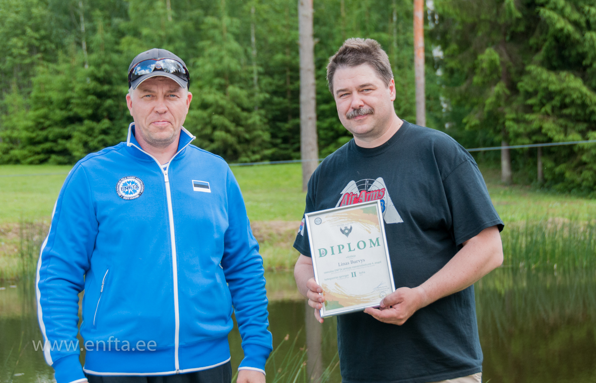 111 In Springer category II place Linas Burvys